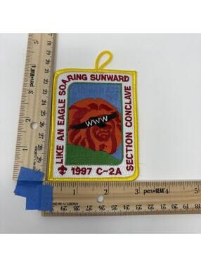 1997 Boy Scouts of America OA Section C-2A Conclave Patch WWW Like An Eagle SOA